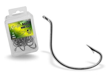 Anzol Wide Gap N° 1 Caixa Plástica c/ 35 pçs-XV3474