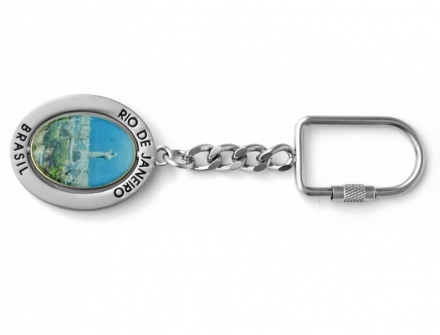 Chaveiro Metal Luxo Cristo Redentor