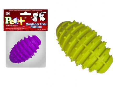 Pet Mordedor Oval Plástico-XV3502